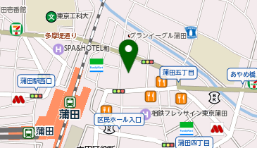 マルハン 蒲田駅東店の地図画像