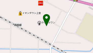 マルハン 上里店の地図画像