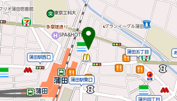 マルハン メガシティ2000 蒲田 7の地図画像