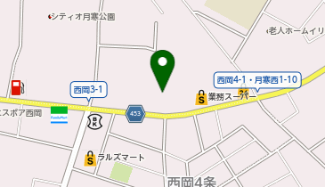 マルハン 月寒店の地図画像