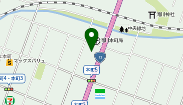 マルハン 滝川店の地図画像