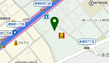 マルハン 長田店の地図画像