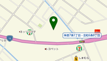 マルハン 旭川西店の地図画像