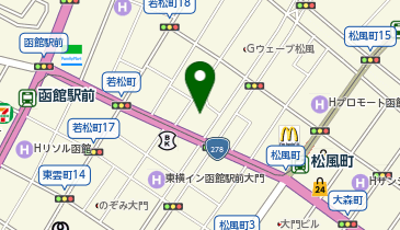 マルハン 函館大門店の地図画像