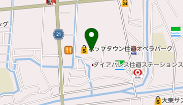 ユニクロ ポップタウン住道オペラパーク店の地図画像