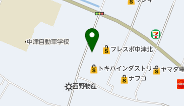 ユニクロ フレスポ中津北店の地図画像