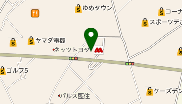 ユニクロ ゆめタウン徳島店の地図画像