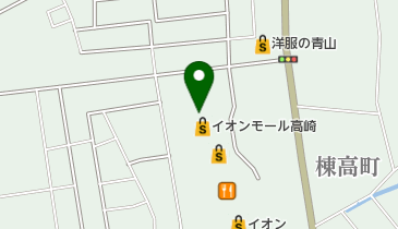 ユニクロ イオンモール高崎店の地図画像