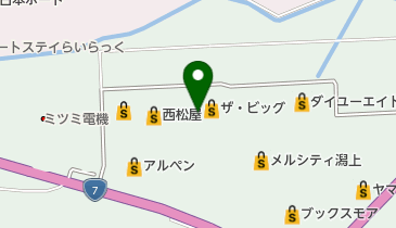 ユニクロ メルシティ潟上店の地図画像