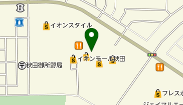 ユニクロ イオンモール秋田店の地図画像