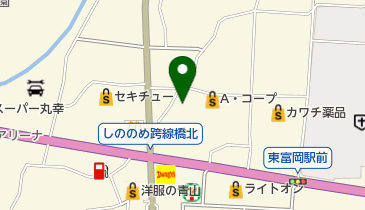 ユニクロ 富岡店の地図画像
