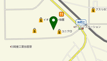 ユニクロ イオンタウン弥富店の地図画像