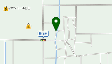 ユニクロ イオンモール白山店の地図画像