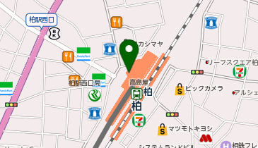 ユニクロ 柏高島屋ステーションモール店の地図画像