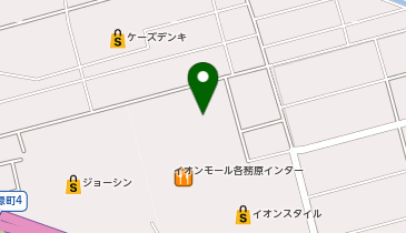 ユニクロ イオンモール各務原インター店の地図画像