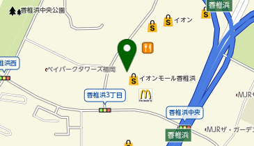 ユニクロ イオンモール香椎浜店の地図画像