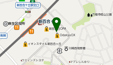 ユニクロ 新百合ケ丘エルミロード店の地図画像