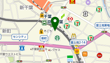 ユニクロ ヨドバシ千葉店の地図画像