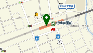 ユニクロ 成城コルティ店の地図画像