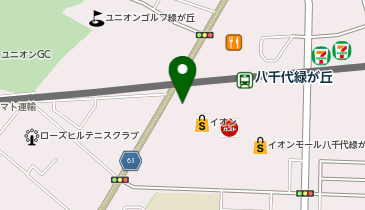 ユニクロ イオンモール八千代緑が丘店の地図画像