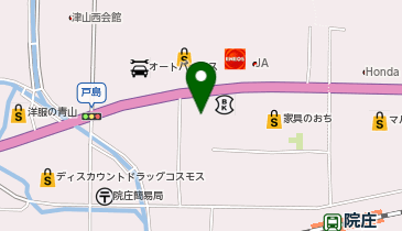 ユニクロ 津山院庄インター店の地図画像