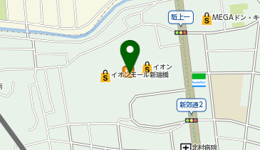 ユニクロ イオンモール新瑞橋店の地図画像