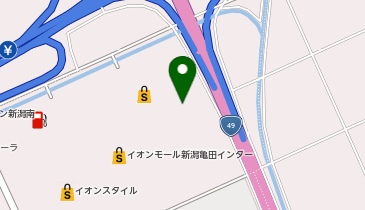 ユニクロ イオンモール新潟亀田インター店の地図画像