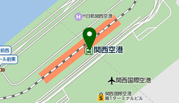 ユニクロ 関西空港出国エリア店の地図画像