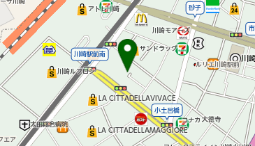日高屋 川崎銀柳街店の地図画像