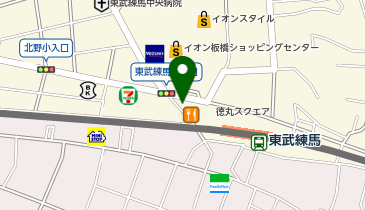 日高屋 東武練馬店の地図画像