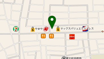 日高屋 東大和店の地図画像