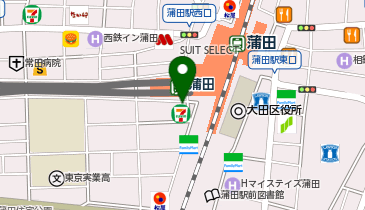 日高屋 蒲田南口店の地図画像