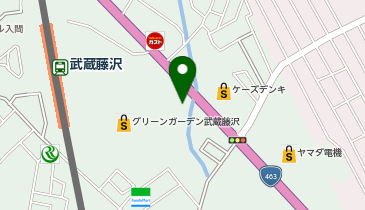 日高屋 武蔵藤沢グリーンガーデン店の地図画像