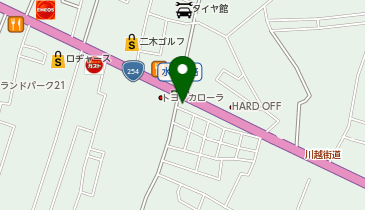 日高屋 新座畑中店の地図画像