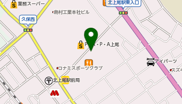 日高屋 上尾PAPA店の地図画像