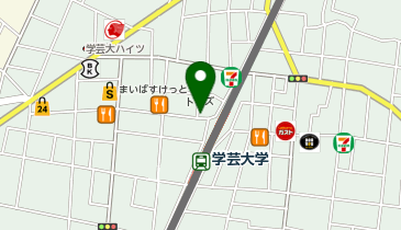 日高屋 学芸大学駅前店の地図画像