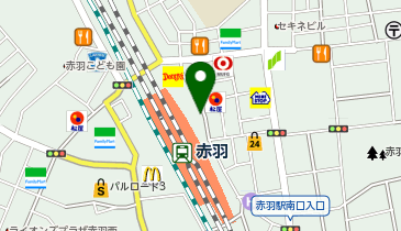 日高屋 赤羽東口店の地図画像