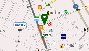 日高屋 越谷駅前店の地図画像