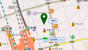 中華一番  大宮東口店の地図画像