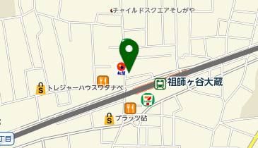 日高屋 祖師ケ谷大蔵店の地図画像