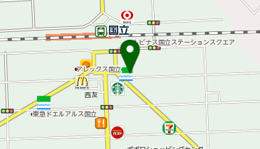 日高屋 国立南口店の地図画像