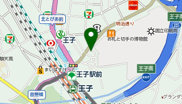 日高屋 王子駅前明治通店の地図画像