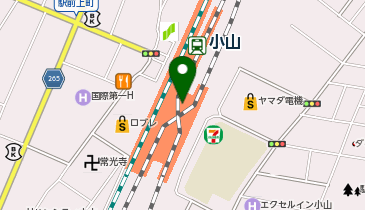 日高屋 バル小山店の地図画像