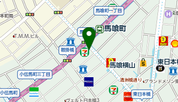 日高屋 馬喰町西口店の地図画像
