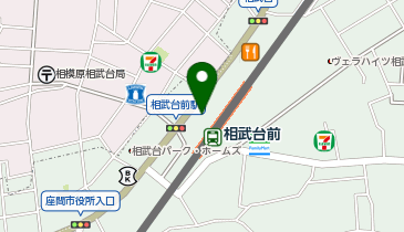 日高屋 小田急マルシェ相武台店の地図画像