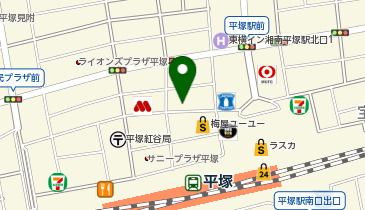 日高屋 平塚パールロード店の地図画像