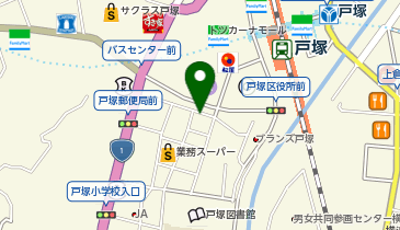 日高屋 戸塚西口店の地図画像