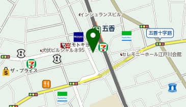 日高屋 五香西口店の地図画像