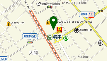 日高屋 エルミ鴻巣店の地図画像