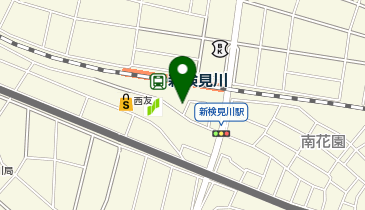 日高屋 新検見川南口店の地図画像